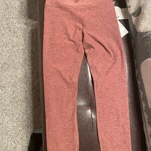 Vuori Pink Leggings Soft Knit Athletic Wear